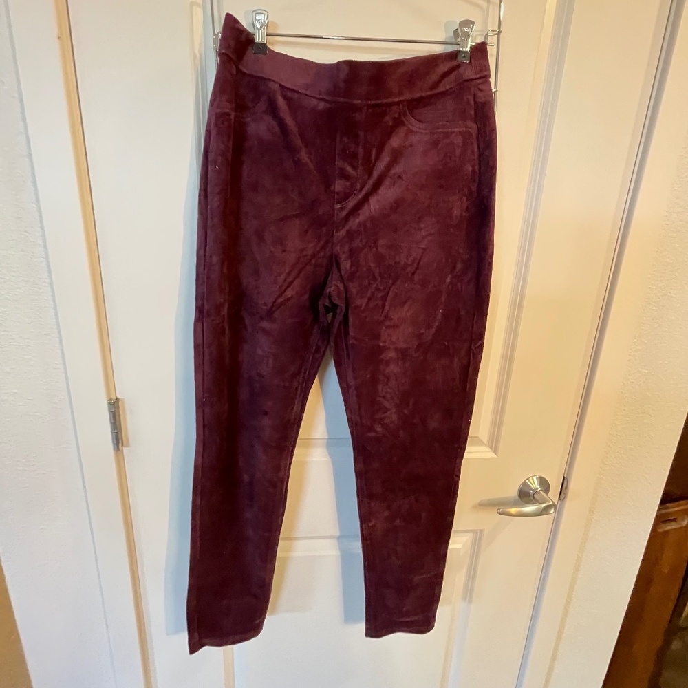 Red Velvet Skinny Corduroys